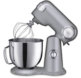 Cuisinart PRECISION MASTER Series SM-50BC Stand Mixer, 5.5 qt Bowl, 500 W, Stainless Steel Bowl, Knob Control, Metal